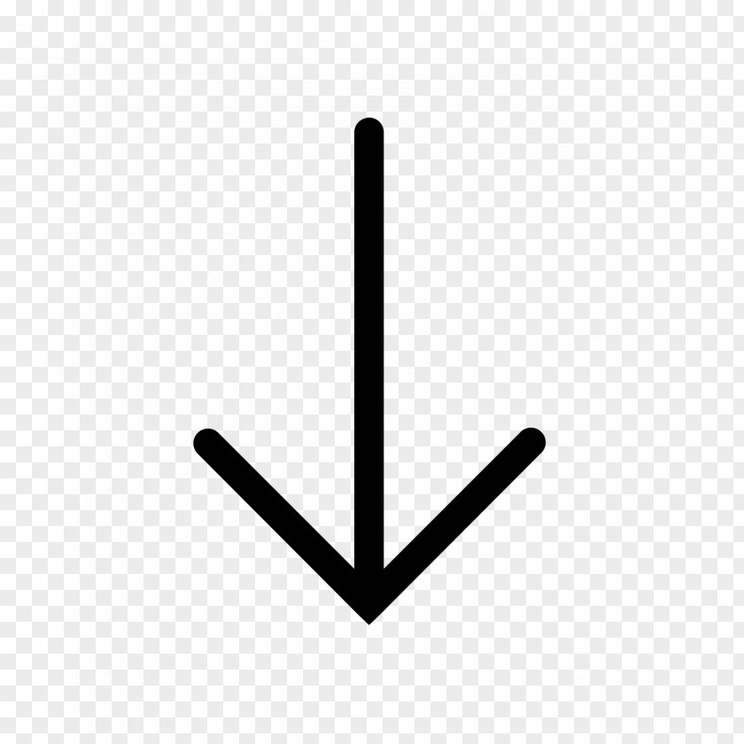 Down Arrow Download Symbol PNG