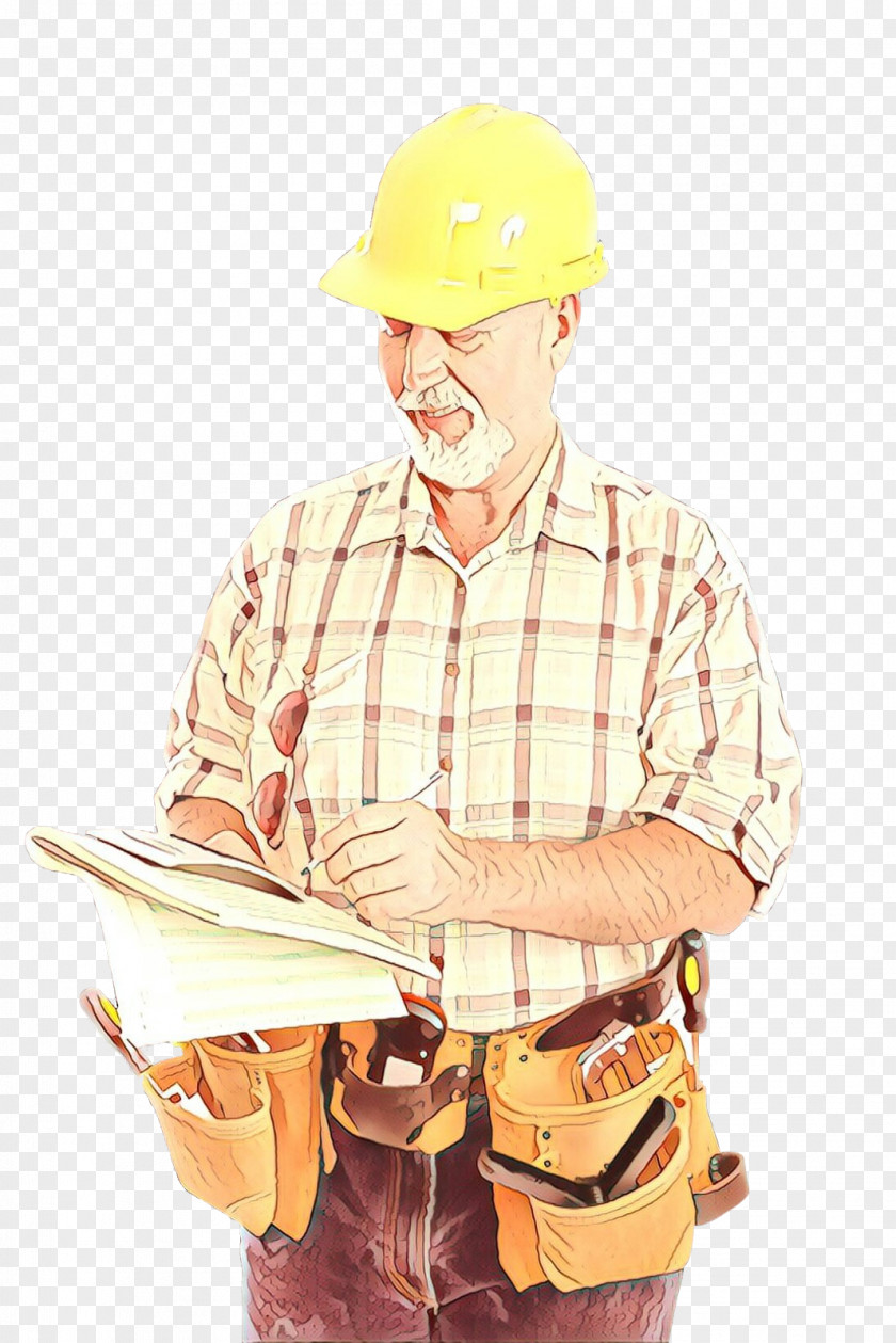 Engineer Bluecollar Worker Hat Cartoon PNG