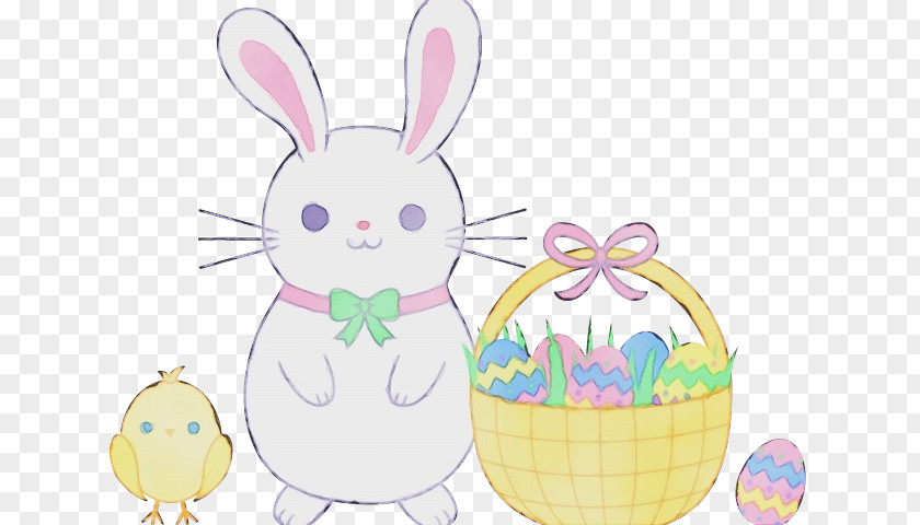 Holiday Rabbits And Hares Easter Egg Cartoon PNG