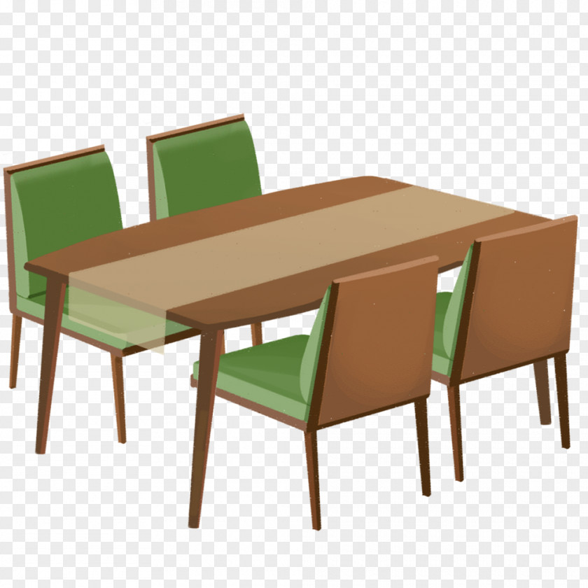 Clean Table Chair Furniture Dining Room PNG