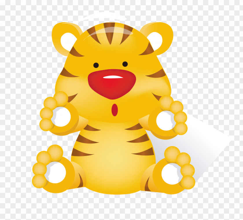 Cute Little Tiger Baby Tigers Tigger Cartoon Clip Art PNG