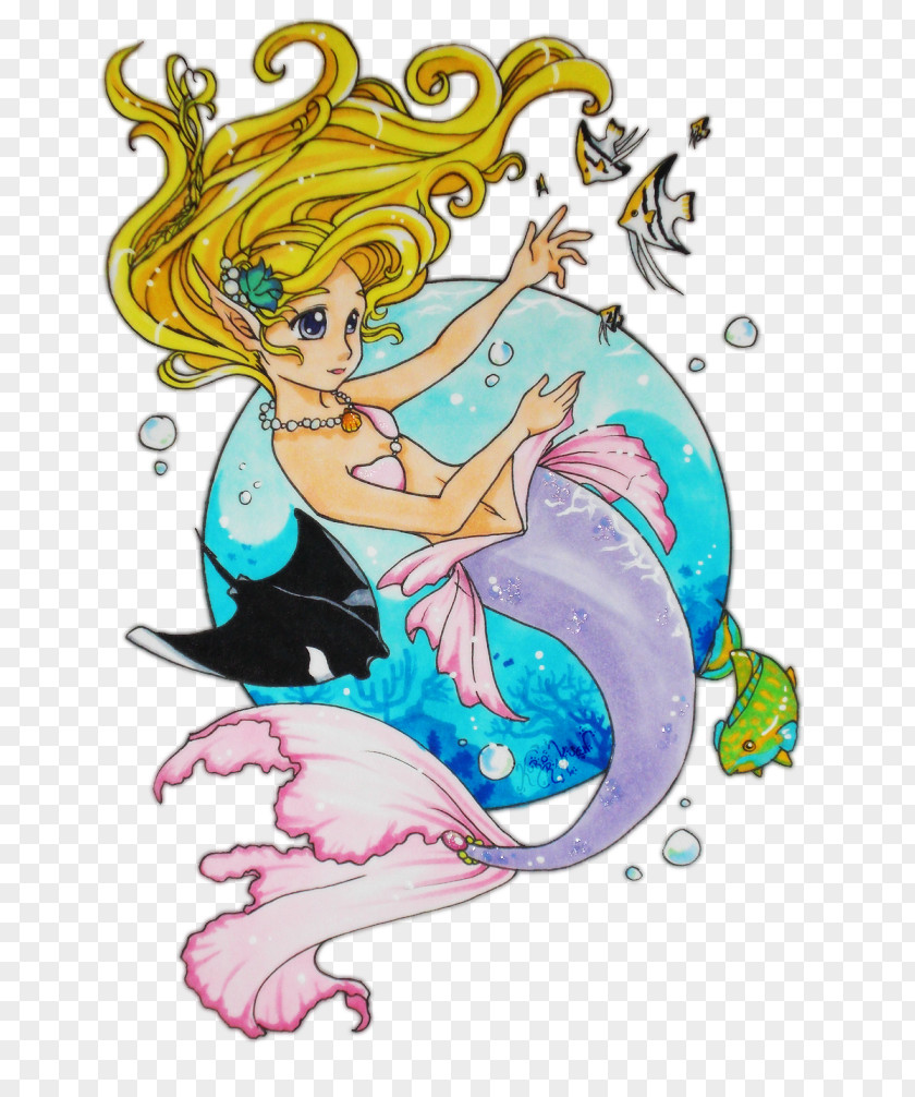 Glitter Mermaid Tail Art Graphic Design PNG