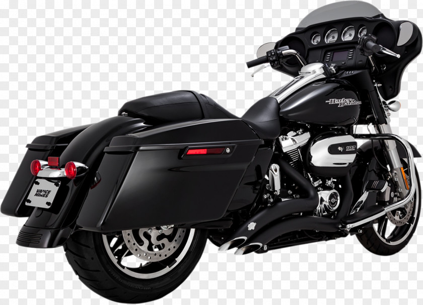 Motorcycle Vance & Hines Exhaust System Harley-Davidson Touring PNG