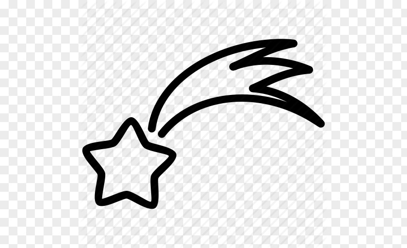 Shooting Star Icon Stars Sport Black And White Clip Art PNG