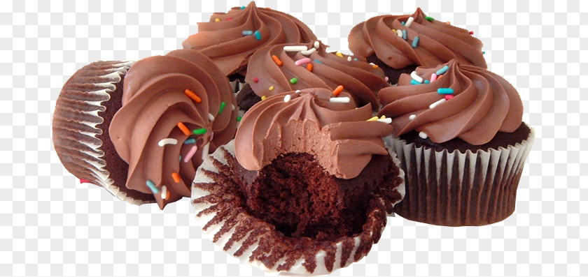 Chocolate Cake Cupcake Hot Ganache PNG