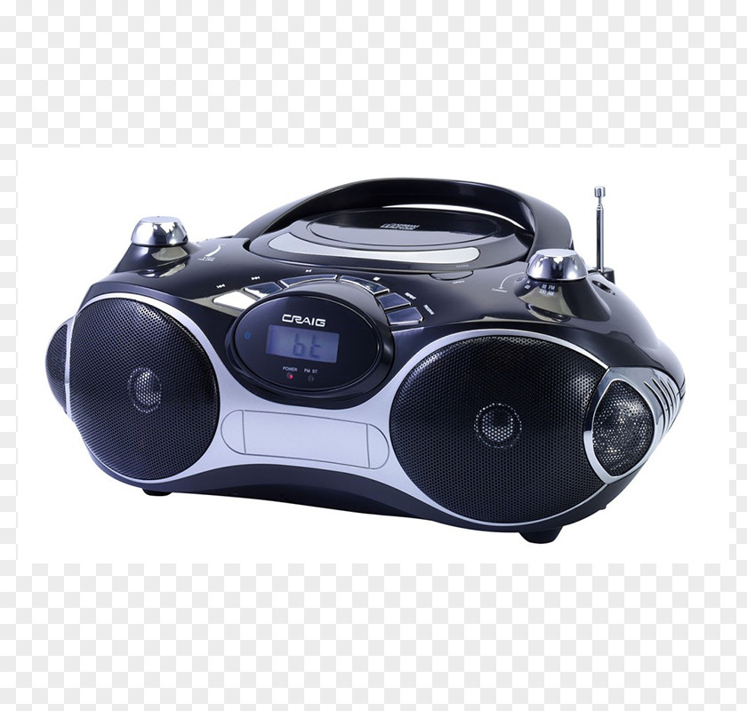 Radio Boombox FM Broadcasting Compact Cassette Stereophonic Sound PNG