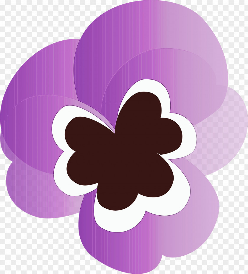 Violet Purple Petal Plant Butterfly PNG