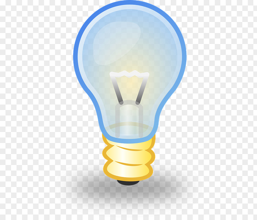 Cartoon Light Bulb Incandescent Clip Art PNG