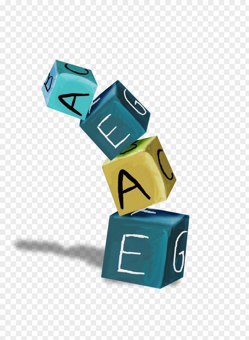 Color Cube Dice PNG
