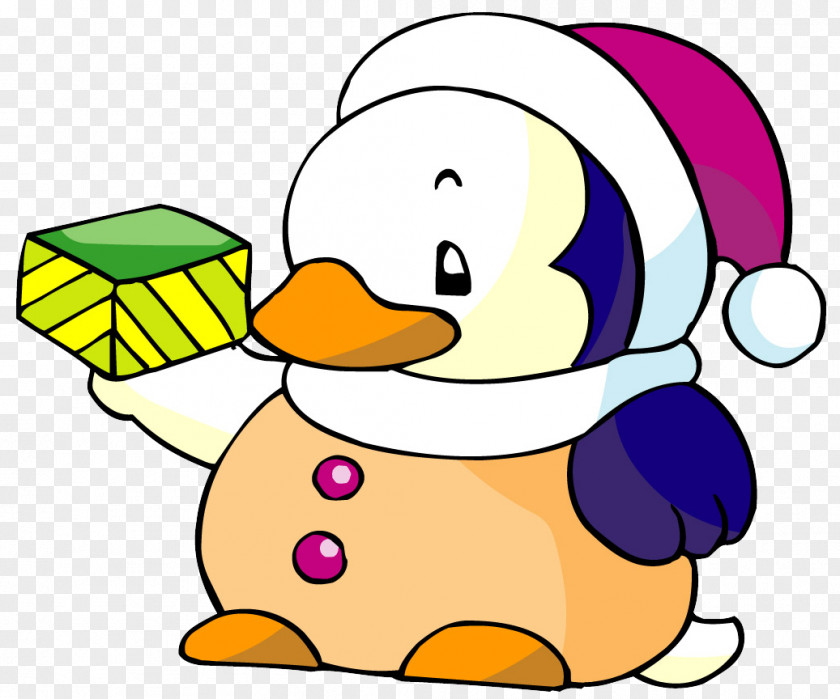 Cute Penguins Penguin Cartoon Christmas PNG