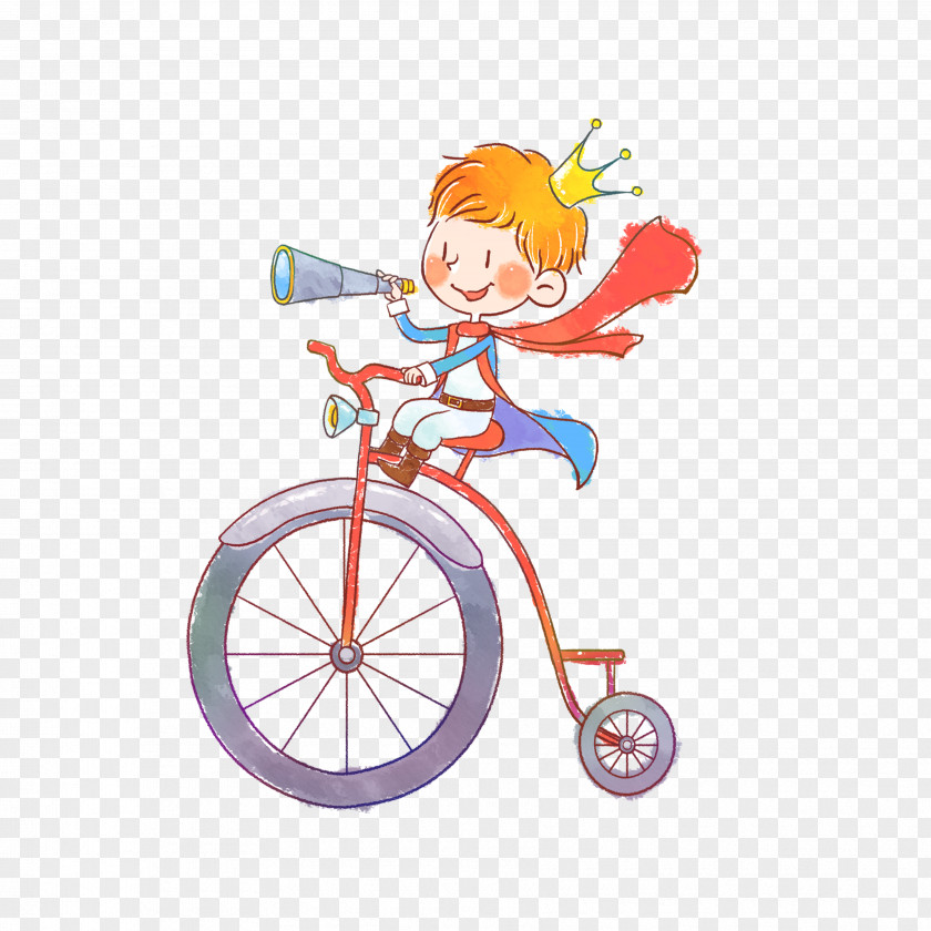Cycling Little Prince The Download Child PNG