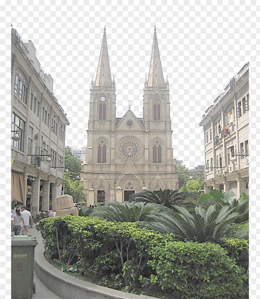 Guangzhou, A German Road Church Yide PNG