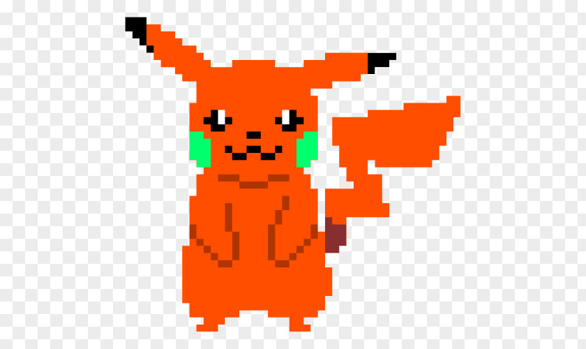 Pikachu Pixel Art Minecraft PNG