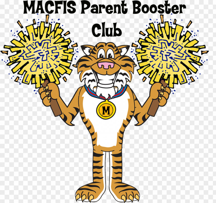 Booster Club Board Members Tiger Cat Clip Art Vertebrate PNG