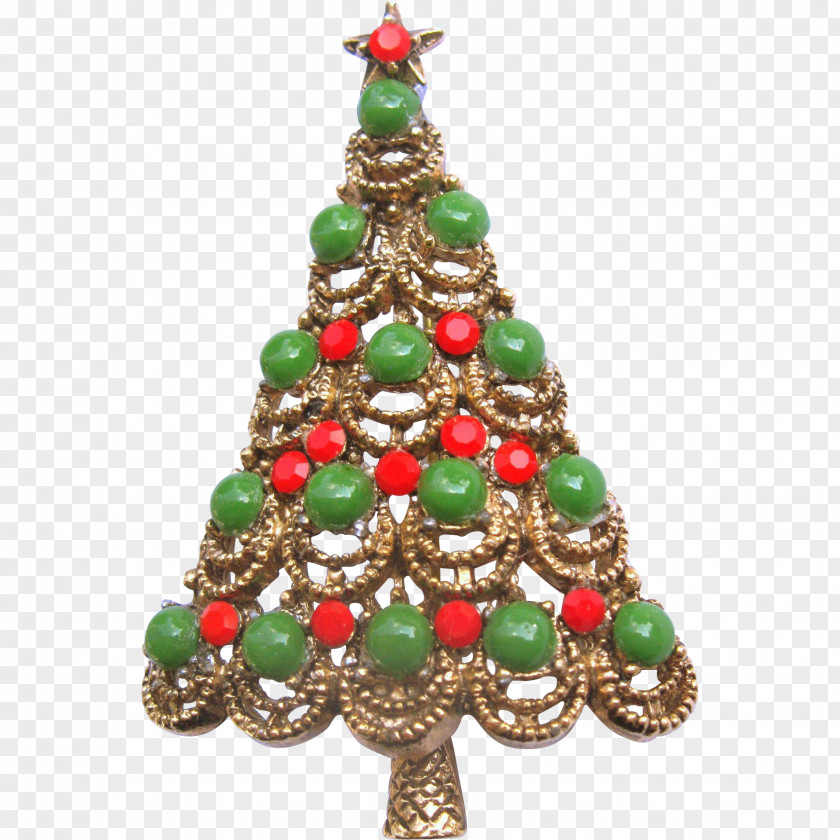 Brooch Spruce Fir Pine Christmas Decoration Ornament PNG