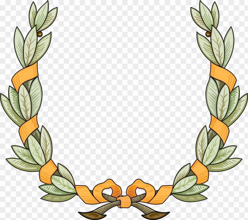 Gold Laurel Vector Graphics Stock Illustration Ornament PNG