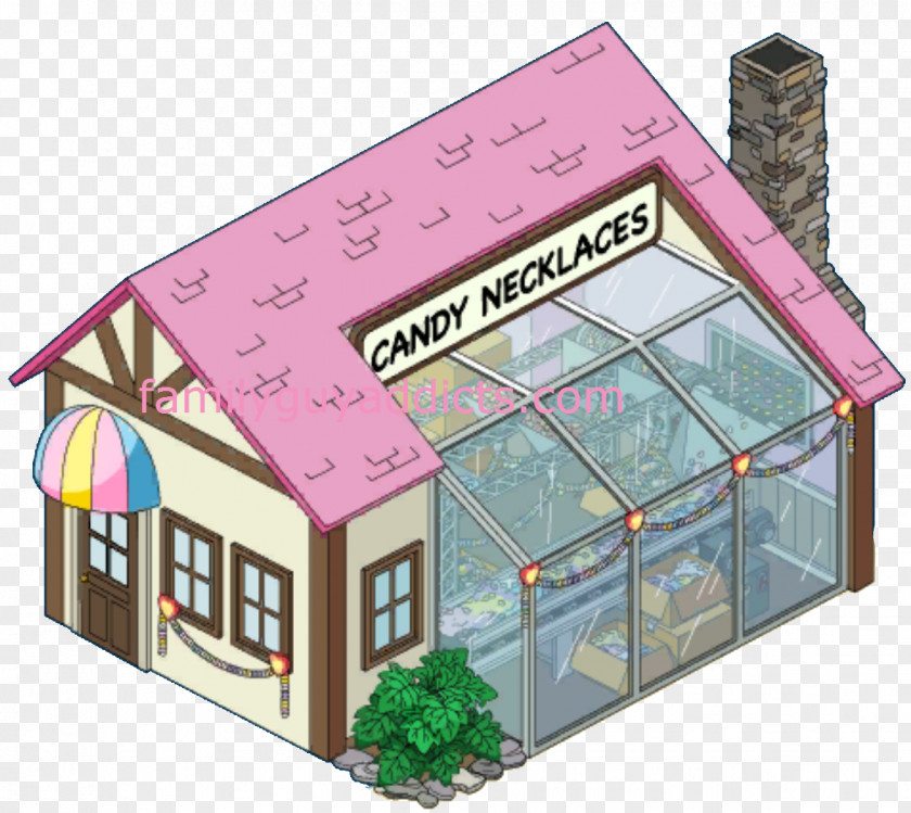 Herbert Family Guy Building Necklace Facade Factory PNG