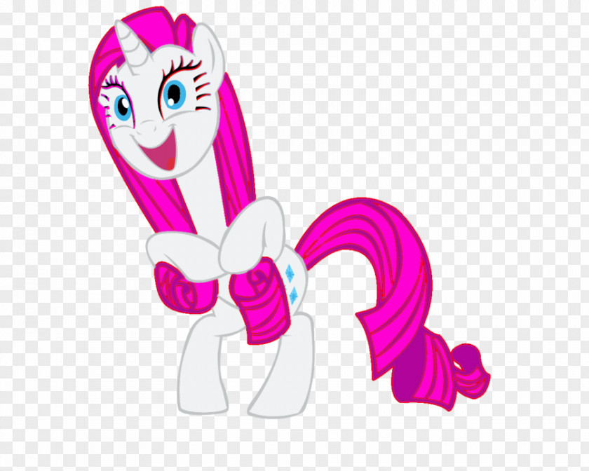 Pink Hair My Little Pony Telegram Rarity Sticker PNG