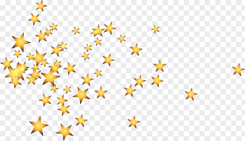 Cartoon Gold Stars Yellow Star Clip Art PNG