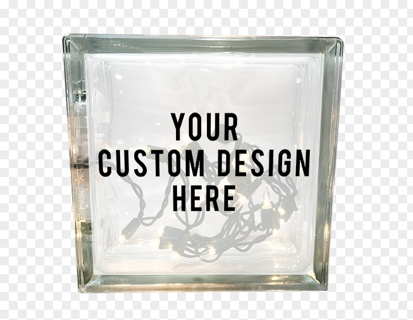 Glass Brick Light Man Cave Rectangle PNG