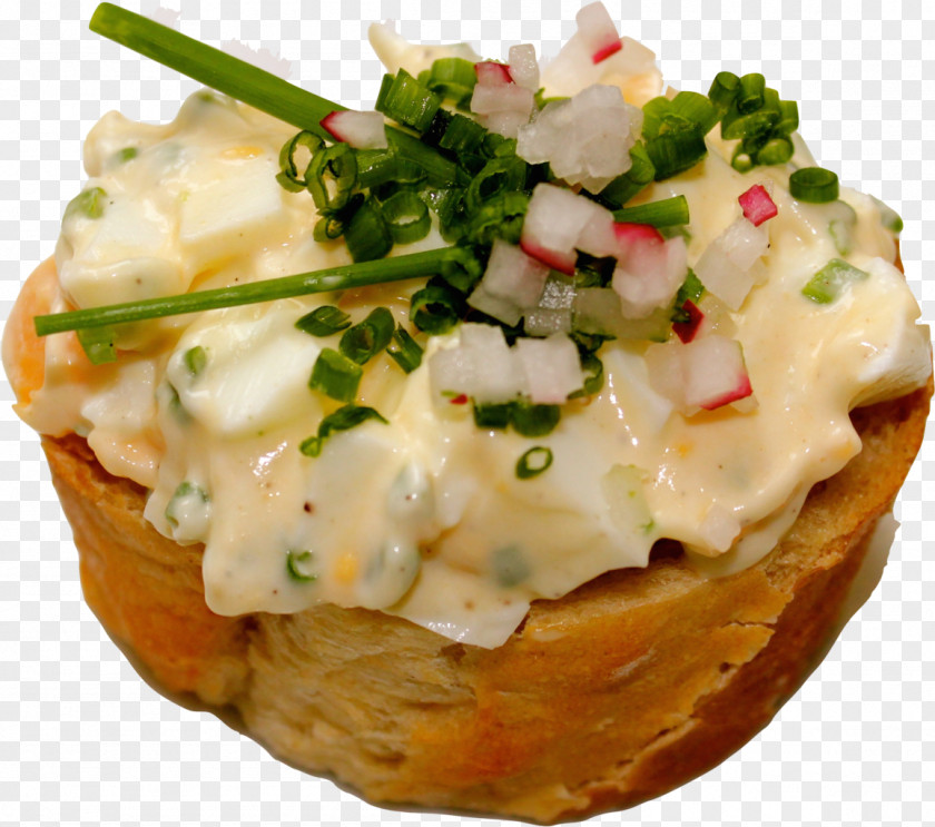 Ham Canapé Baked Potato Garnish Side Dish PNG