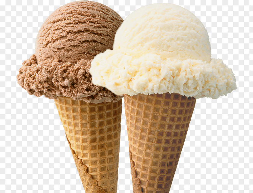 Four-ball Ice Cream Chocolate Cones Sundae PNG