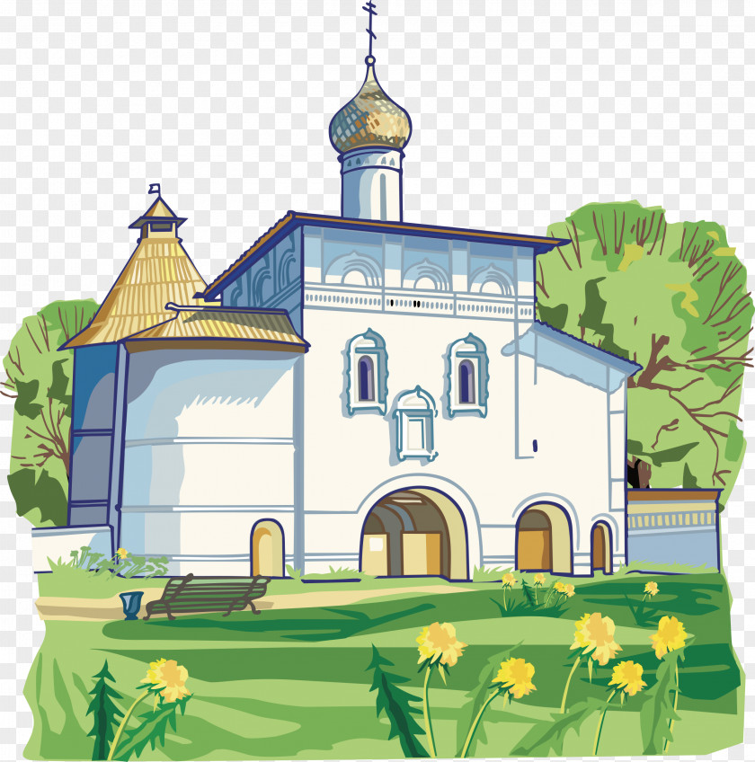 Castle Temple Clip Art PNG