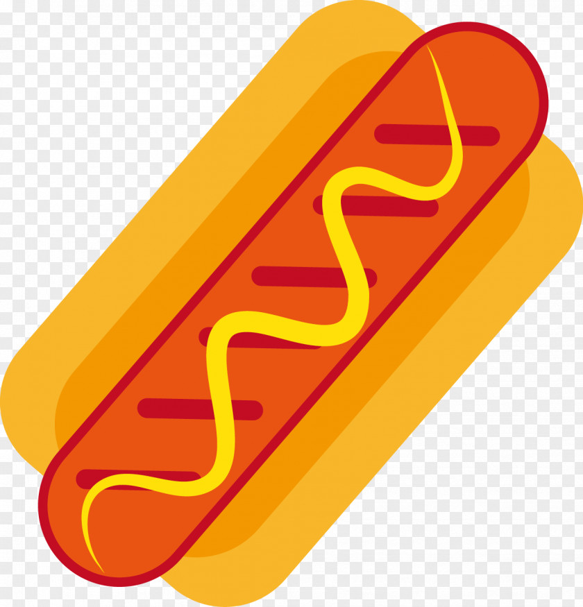Creative Cartoon Hot Dog Buns Bun Sausage Breakfast Clip Art PNG