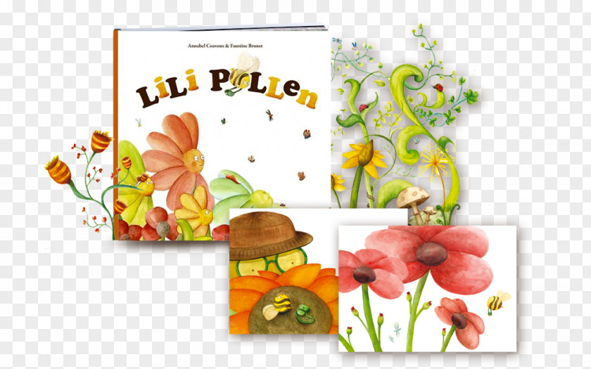 Design Lili Pollen Greeting & Note Cards PNG