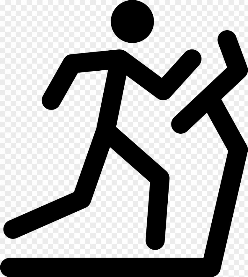 Running On Treadmill StickMan Exercise Stick Figure Runner PNG