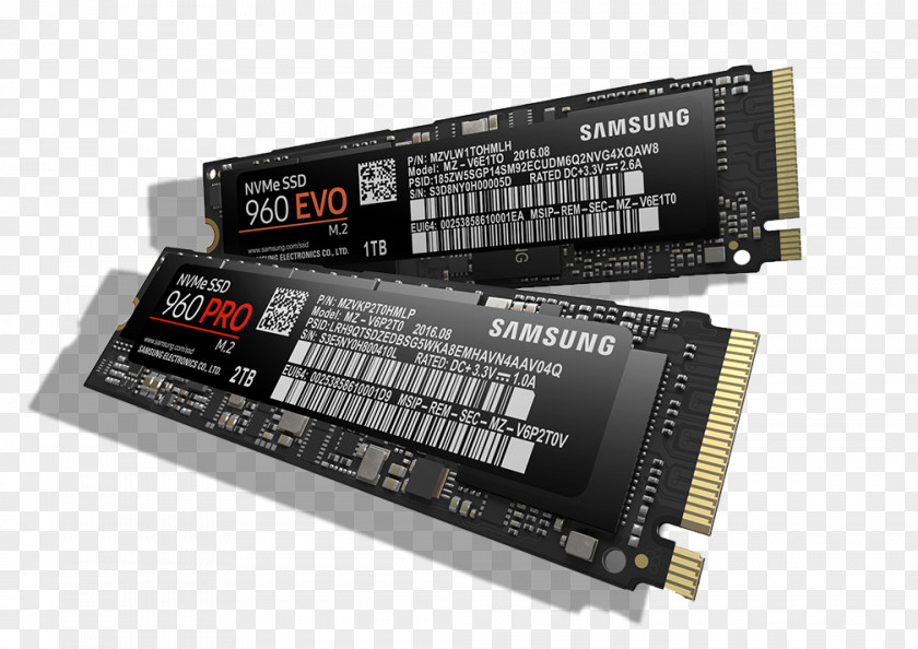 Samsung 960 PRO SSD EVO M.2 Solid-state Drive NVM Express PNG