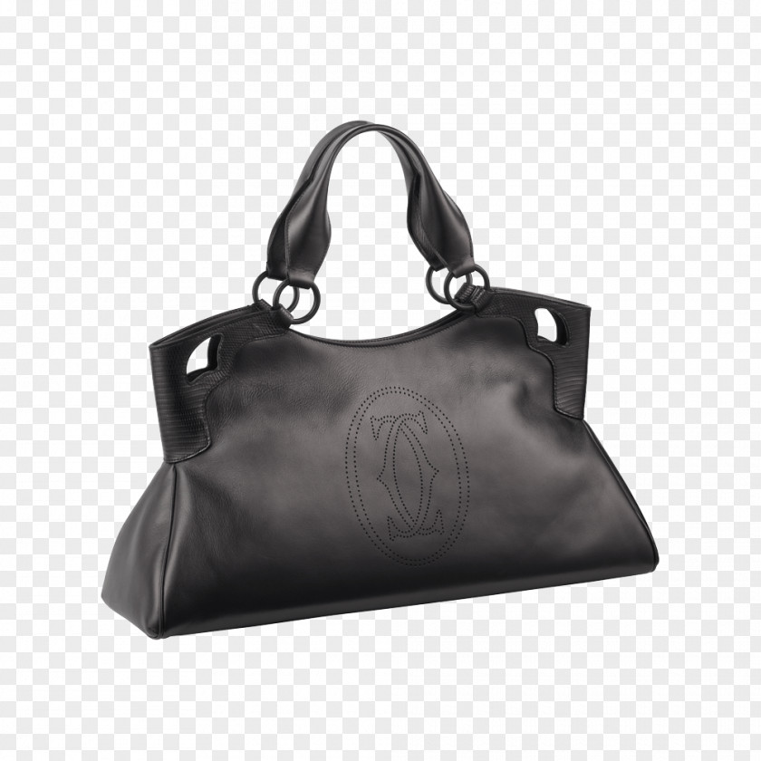 Black Women Bag Image Tote Leather Handbag Brand PNG