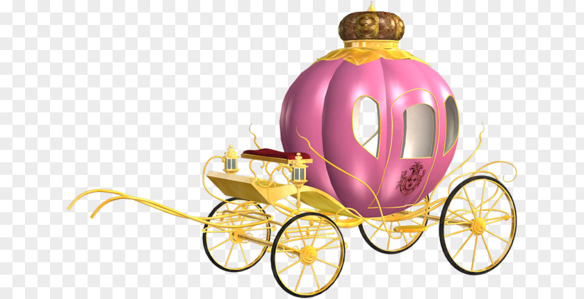 Cinderella's Pumpkin Car Cinderella Carriage PNG
