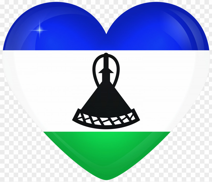 Flag Of Lesotho Vector Graphics Image PNG