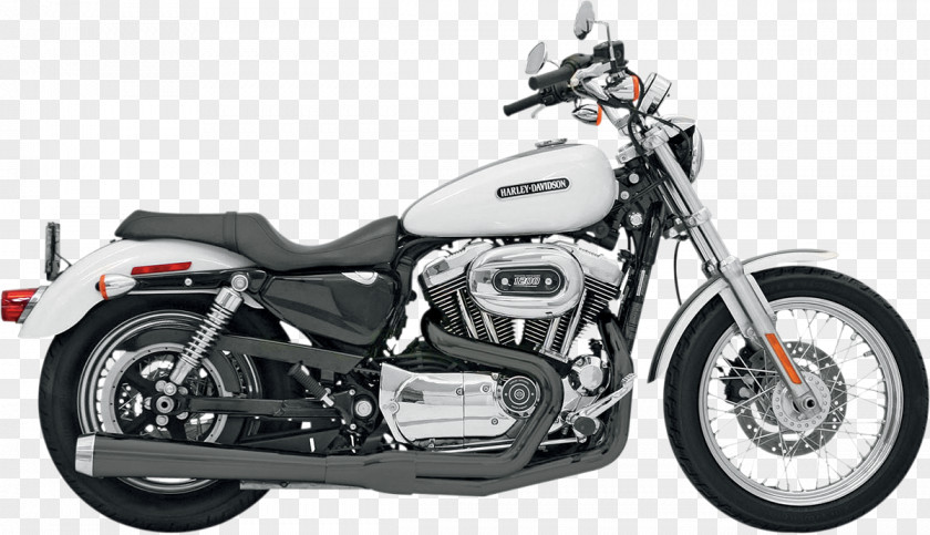 Motorcycle Exhaust System Harley-Davidson Sportster Muffler PNG