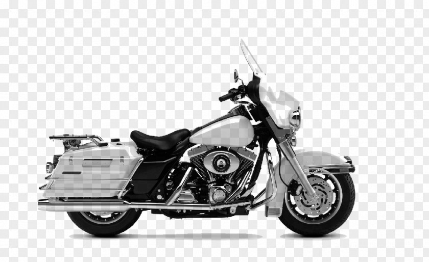 Motorcycle Harley-Davidson Electra Glide Police Softail PNG
