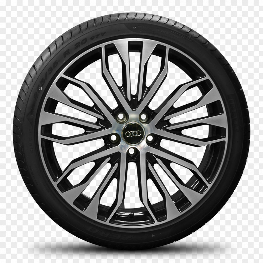 Tire-pressure Gauge Alloy Wheel Audi A5 Car Spoke PNG