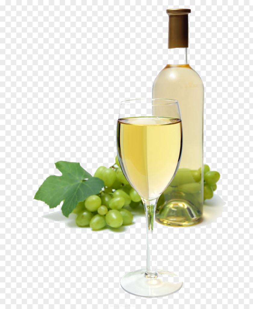 Wine Grape Material White Red Champagne Bottle PNG