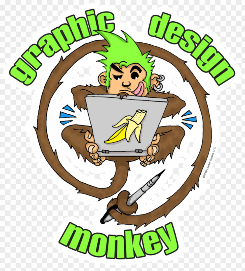 Creative Monkey Human Behavior Organism Logo Clip Art PNG