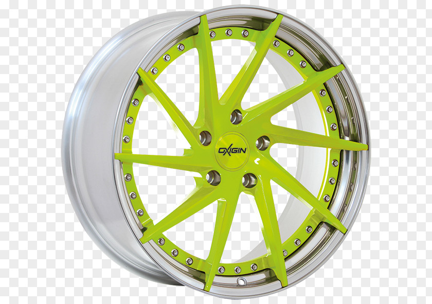 Green Liquid Alloy Wheel Autofelge Spoke Bicycle Wheels Rim PNG