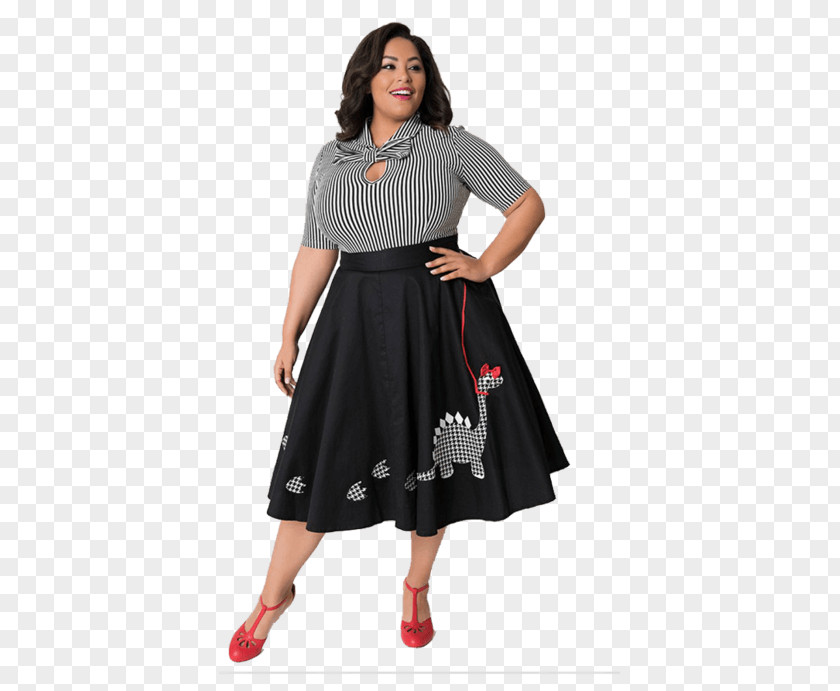 Plussize Model Swing Skirt Dress Clothing Sizes PNG