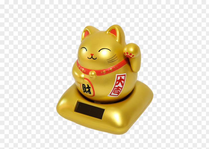 Solar Lucky Cat Luck Maneki-neko Mascot PNG