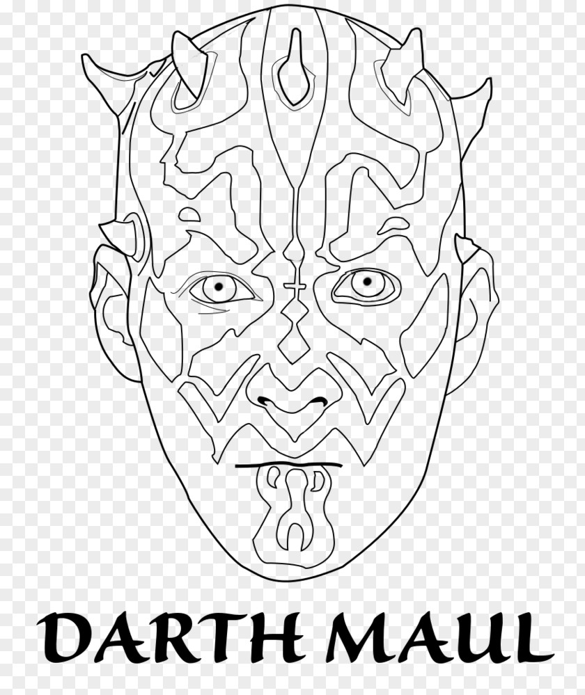 Star Wars Darth Maul Anakin Skywalker General Grievous Coloring Book Angry Birds PNG