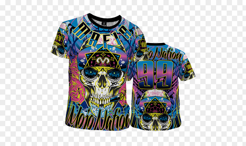 T-shirt Sleeve Skull Brand PNG