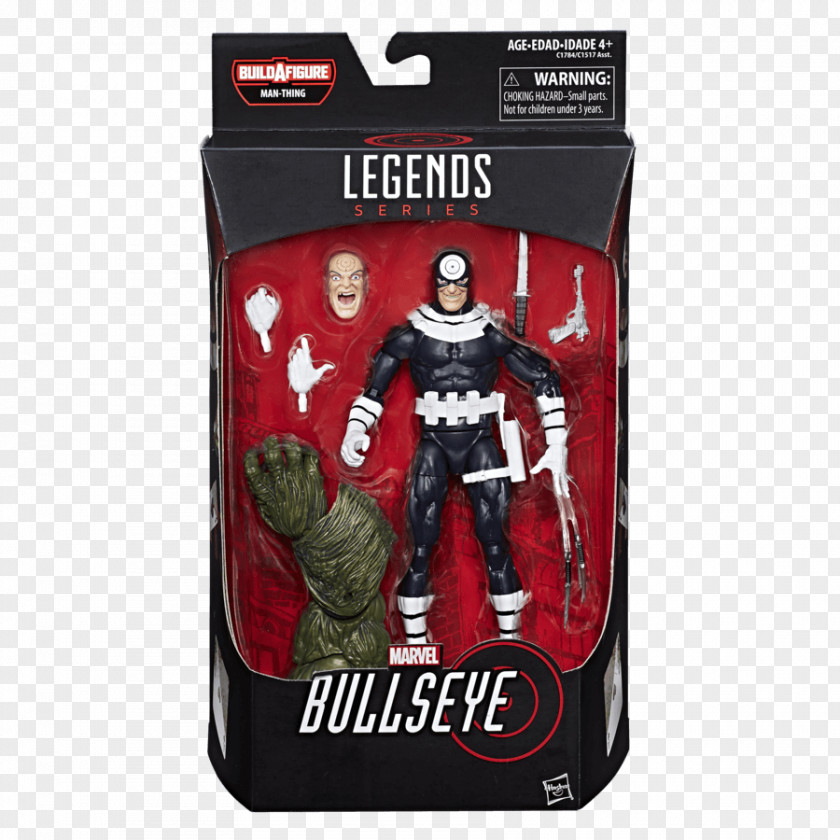Action Figure Mobile Legends Bullseye Man-Thing Collector Daredevil Thor PNG