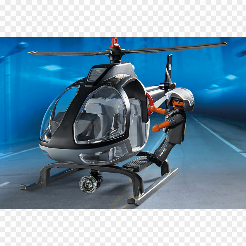 Helicopter Rotor Playmobil Police Toy PNG