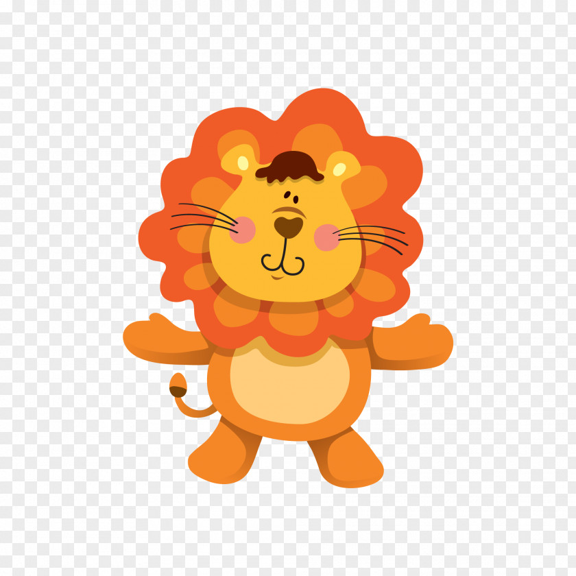 Lion Creative Photos Cartoon Animal Infant Drawing PNG