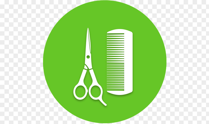 Scissors Product Design Logo Green PNG