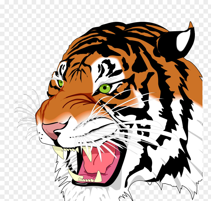 Tiger Rendering Clip Art PNG