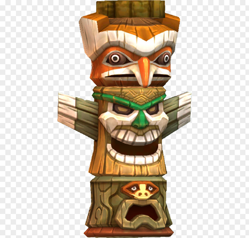 Totem Cartoon Tiki M PNG